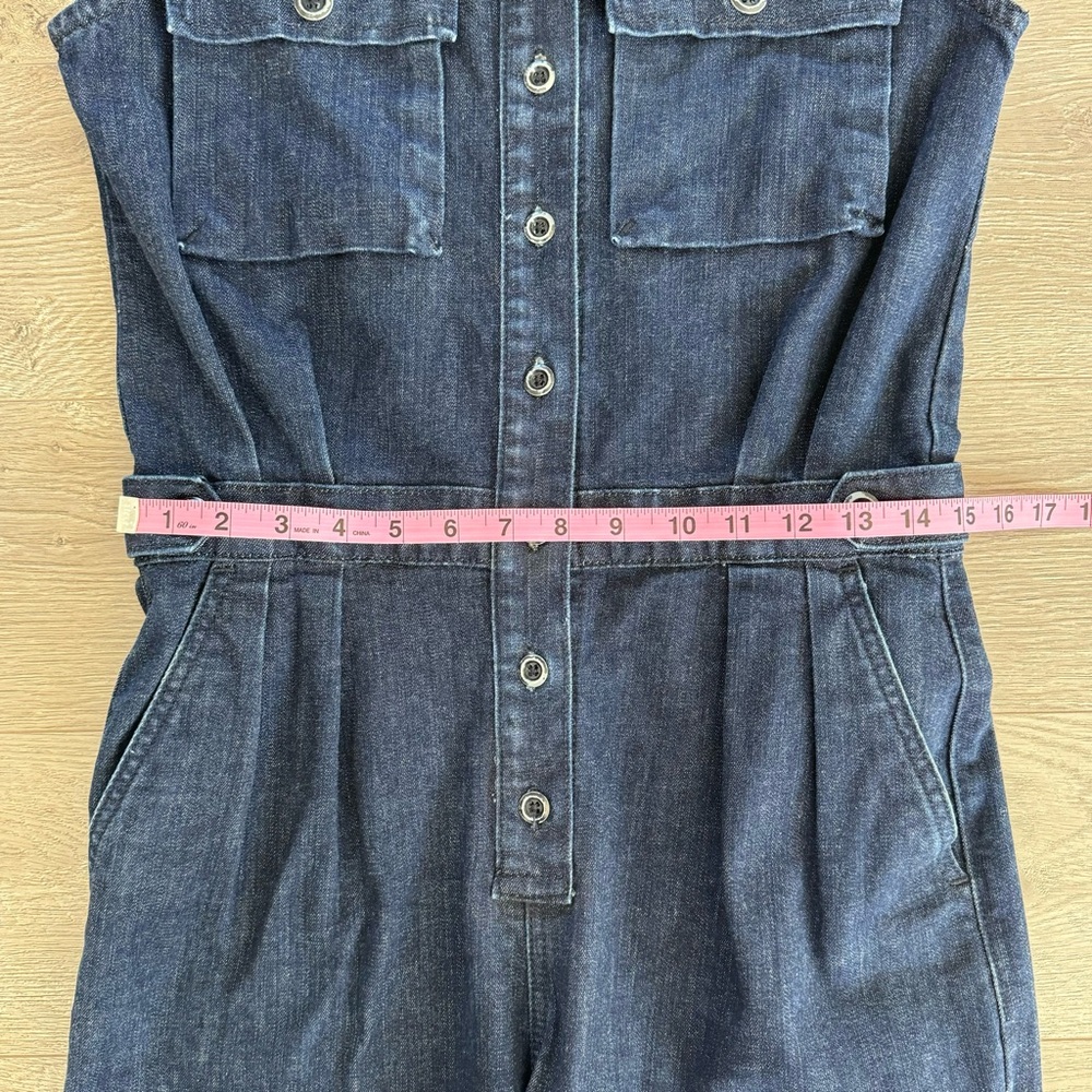 Levi’s Boiler Jumpsuit Sleeveless Dark Blue Size Small - Picture 10 of 17